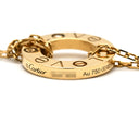 カルティエ Cartier ラブ サークル 2Pダイヤ B6038300 イエローゴールド K18YG ダイヤモンド ブレスレット 750 18K YG Wチェーン