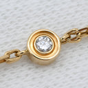 カルティエ Cartier ラブ サークル 2Pダイヤ B6038300 イエローゴールド K18YG ダイヤモンド ブレスレット 750 18K YG Wチェーン