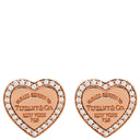 ティファニー Tiffany & Co リターン トゥ ティファニー ハートタグ ダイヤ ローズゴールド K18PG ダイヤモンド ピアス ピンクゴールド T&Co. 750 18K RG PG スタッド
