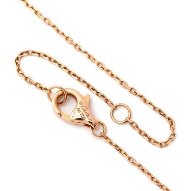 カルティエ Cartier アミュレット ドゥ カルティエ XS B7224550 グリーン×ピンクゴールド K18PG ダイヤモンド マラカイト ネックレス 750 18K 18金 ダイヤ マラカイト 緑 マット