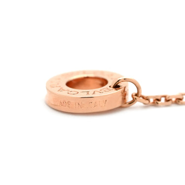ブルガリ BVLGARI ディーヴァ ドリーム 350710 パープルXピンクゴールド K18PG ダイヤモンド ラピスラズリ ネックレス 750 18K 18金 RG 青 紫 旧型金具