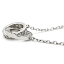 カルティエ Cartier ラブ サークル ダイヤ パヴェ B7216300 ホワイトゴールド K18WG ダイヤモンド ネックレス 18金 750WG