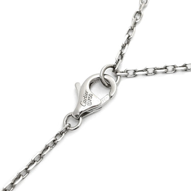 カルティエ Cartier ラブ サークル ダイヤ パヴェ B7216300 ホワイトゴールド K18WG ダイヤモンド ネックレス 18金 750WG