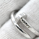 カルティエ Cartier ジュストアンクル クラシックモデル B4092700 ホワイトゴールド K18WG #56(JP16) リング 指輪 JUSTE UN CLOU WG 16号