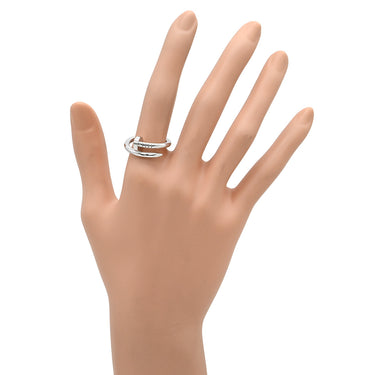 カルティエ Cartier ジュストアンクル クラシックモデル B4092700 ホワイトゴールド K18WG #56(JP16) リング 指輪 JUSTE UN CLOU WG 16号