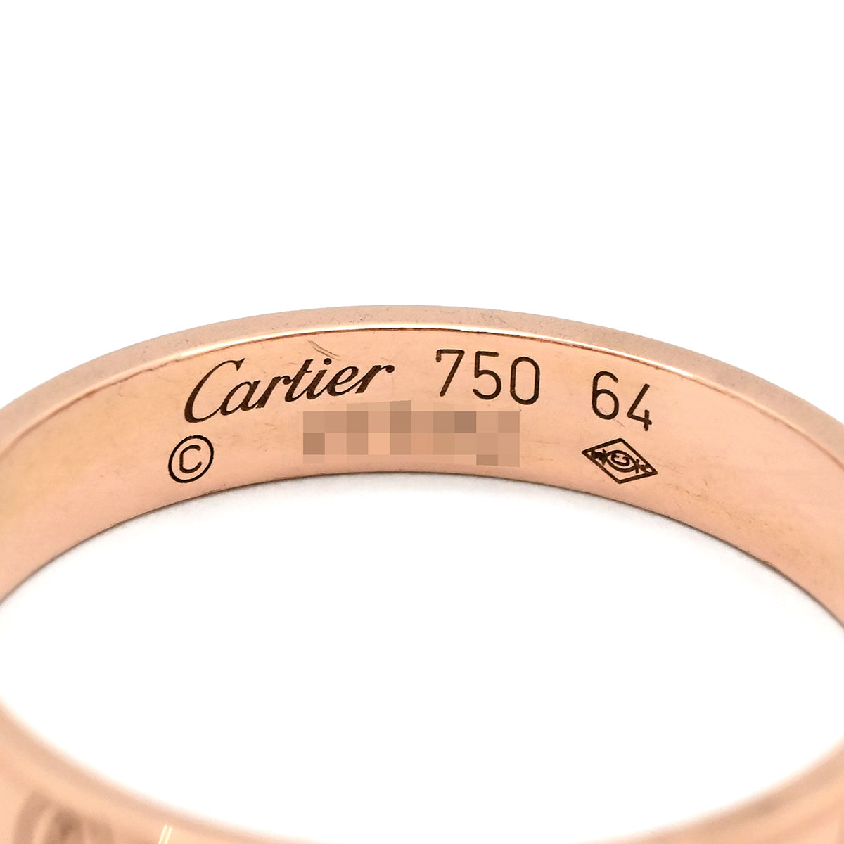 カルティエ Cartier ハッピーバースデーリング ピンクゴールド #64