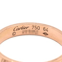 カルティエ Cartier ハッピーバースデーリング ピンクゴールド K18PG #64(JP24) リング 指輪 Cartier ロゴ 750 18K PG 18金 23号