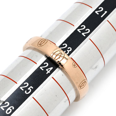 カルティエ Cartier ハッピーバースデーリング ピンクゴールド K18PG #64(JP24) リング 指輪 Cartier ロゴ 750 18K PG 18金 23号