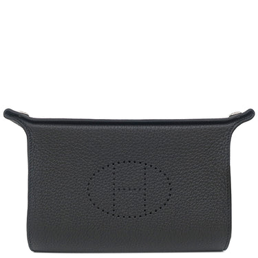 エルメス HERMES ヴィドポッシュ ブラック トゴ ショルダーバッグ シルバー金具 黒 クロスボディ