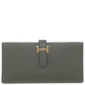 エルメス HERMES ベアンスフレ ヴェールグリス ヴォーエプソン 長財布 ゴールド金具 新品 未使用 グレー 2025年製