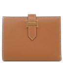 エルメス HERMES ベアンコンパクト ゴールド レザー ヴォーマダム 二つ折り財布 ゴールド金具 新品 未使用 コンパクトウォレット 2025年製