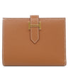エルメス HERMES ベアンコンパクト ゴールド レザー ヴォーマダム 二つ折り財布 ゴールド金具 新品 未使用 コンパクトウォレット 2025年製