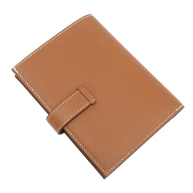 エルメス HERMES ベアンコンパクト ゴールド レザー ヴォーマダム 二つ折り財布 ゴールド金具 新品 未使用 コンパクトウォレット 2025年製