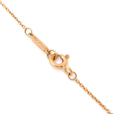 ティファニー Tiffany & Co ソレスト ダイヤ ローズゴールド K18PG ダイヤモンド ネックレス ピンクゴールド 18K AU750 PG ブリリアントカット