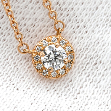 ティファニー Tiffany & Co ソレスト ダイヤ ローズゴールド K18PG ダイヤモンド ネックレス ピンクゴールド 18K AU750 PG ブリリアントカット