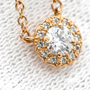 ティファニー Tiffany & Co ソレスト ダイヤ ローズゴールド K18PG ダイヤモンド ネックレス ピンクゴールド 18K AU750 PG ブリリアントカット
