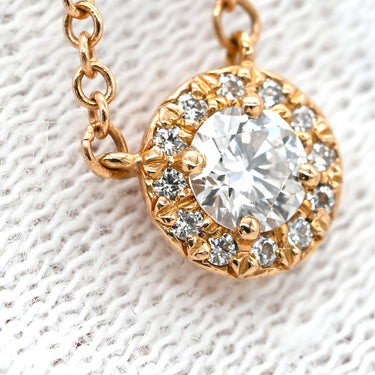 ティファニー Tiffany & Co ソレスト ダイヤ ローズゴールド K18PG ダイヤモンド ネックレス ピンクゴールド 18K AU750 PG ブリリアントカット