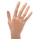 ティファニー Tiffany & Co ハーモニー ダイヤリング プラチナシルバー Pt950 ダイヤモンド リング 指輪 ハーフエタニティ T＆Co. プラチナ 0.66ct 6.5号