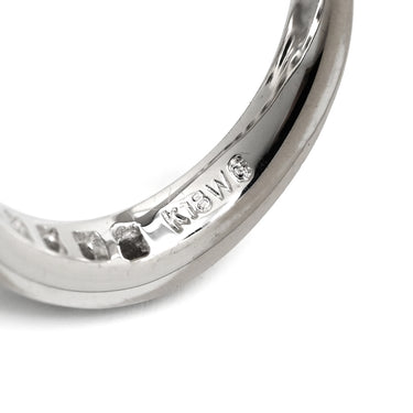カラッチ KARATI スターモチーフ ダイヤモンド ホワイトゴールド K18WG ダイヤモンド リング 指輪 Au750 18K 立体デザイン 星 パヴェ ハーフエタニティ 6号