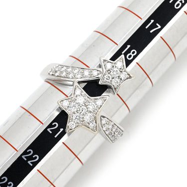 シャネル CHANEL コメット ダイヤ ホワイトゴールド K18WG ダイヤモンド #60(JP20) リング 指輪 スター 星 18K AU750 WG 20号