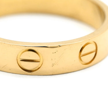 カルティエ Cartier ミニラブリング B4085000 イエローゴールド K18YG #50(JP10) リング 指輪 スモールモデル LOVE Ring 750YG 10号