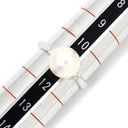 タサキ TASAKI パール 8.5mm ダイヤモンド パールホワイト×ホワイトゴールド K18WG パール ダイヤモンド リング 指輪 TASAKI 真珠 Au750 18K 18金 あこや アコヤ 11号