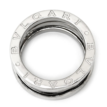 ブルガリ BVLGARI ビーゼロワン B-zero1 3バンド ホワイトゴールド K18WG #49(JP9) リング 指輪 18K WG 750 18金 8.5号