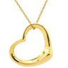 ティファニー Tiffany & Co オープンハート イエローゴールド K18YG ネックレス T＆Co. 18K 18金 750 YG エルサペレッティ