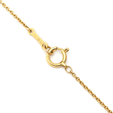 ティファニー Tiffany & Co オープンハート イエローゴールド K18YG ネックレス T＆Co. 18K 18金 750 YG エルサペレッティ