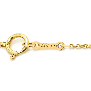 ティファニー Tiffany & Co オープンハート イエローゴールド K18YG ネックレス T＆Co. 18K 18金 750 YG エルサペレッティ