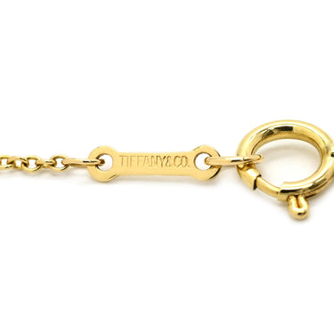 ティファニー Tiffany & Co オープンハート イエローゴールド K18YG ネックレス T＆Co. 18K 18金 750 YG エルサペレッティ