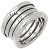 ブルガリ BVLGARI ビーゼロワン B-zero1 4バンドリング 346594 ホワイトゴールド K18WG #51(JP11) リング 指輪 Au750 18K 18金 10号