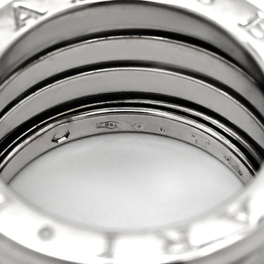 ブルガリ BVLGARI ビーゼロワン B-zero1 4バンドリング 346594 ホワイトゴールド K18WG #51(JP11) リング 指輪 Au750 18K 18金 10号