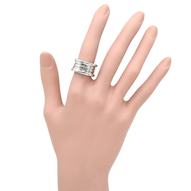 ブルガリ BVLGARI ビーゼロワン B-zero1 4バンドリング 346594 ホワイトゴールド K18WG #51(JP11) リング 指輪 Au750 18K 18金 10号
