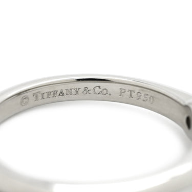 ティファニー Tiffany & Co ソリティア ダイヤリング プラチナシルバー Pt950 ダイヤモンド リング 指輪 T＆Co. 一粒 1P 立爪 0.36ct プラチナ950 6.5号
