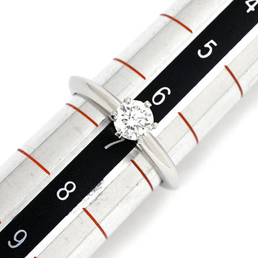 ティファニー Tiffany & Co ソリティア ダイヤリング プラチナシルバー Pt950 ダイヤモンド リング 指輪 T＆Co. 一粒 1P 立爪 0.36ct プラチナ950 6.5号