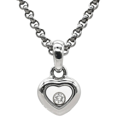 ショパール CHOPARD ハッピーダイヤ ハート ペンダント 79/4854 ホワイトゴールド K18WG ダイヤモンド ネックレス 1P ムービングダイヤ 750ＷG 18K