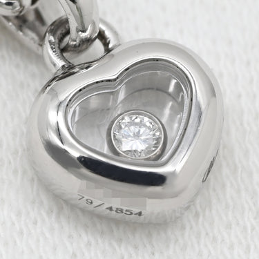 ショパール CHOPARD ハッピーダイヤ ハート ペンダント 79/4854 ホワイトゴールド K18WG ダイヤモンド ネックレス 1P ムービングダイヤ 750ＷG 18K