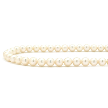タサキ TASAKI パール 6.8-7.2mm 7004 パールホワイト×シルバー シルバー パール ネックレス TASAKI silver 真珠 ラウンドシェイプ