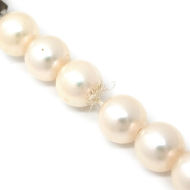 タサキ TASAKI パール 6.8-7.2mm 7004 パールホワイト×シルバー シルバー パール ネックレス TASAKI silver 真珠 ラウンドシェイプ
