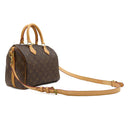 ルイヴィトン Louis Vuitton スピーディ バンドリエール 25 M46977 モノグラム モノグラムキャンバス 2WAYバッグ ゴールド金具 茶