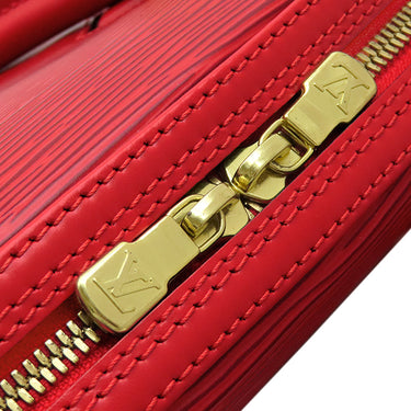 ルイヴィトン LOUIS VUITTON ジャスミン M52087 カスティリアンレッド エピレザー ハンドバッグ ゴールド金具 赤 ミニボストン