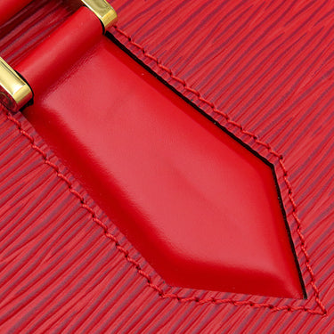 ルイヴィトン LOUIS VUITTON ジャスミン M52087 カスティリアンレッド エピレザー ハンドバッグ ゴールド金具 赤 ミニボストン