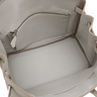 エルメス HERMES バーキン 25 パールグレー トゴ ハンドバッグ シルバー金具
