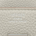 エルメス HERMES バーキン 25 パールグレー トゴ ハンドバッグ シルバー金具