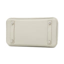 エルメス HERMES バーキン 25 パールグレー トゴ ハンドバッグ シルバー金具