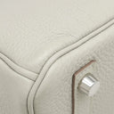 エルメス HERMES バーキン 25 パールグレー トゴ ハンドバッグ シルバー金具