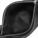 THE ROW ザ ロウ 90s Bag W1281 L97 ブラック カーフ ハンドバッグ シルバー金具 黒 ミニハンドバッグ