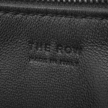 THE ROW ザ ロウ 90s Bag W1281 L97 ブラック カーフ ハンドバッグ シルバー金具 黒 ミニハンドバッグ
