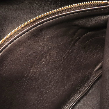THE ROW ザ ロウ BOURSE XL フレンチベージュ レザー 2WAYバッグ ゴールド金具 ブルス クラッチ ショルダーバッグ